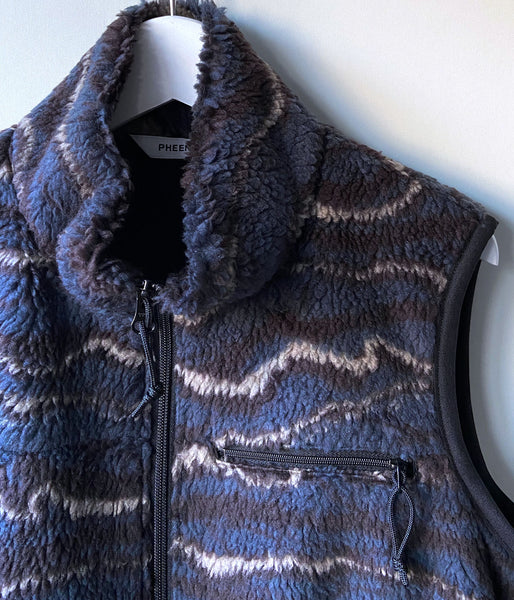 PHEENY/WAVE BOA VEST(GRAY)