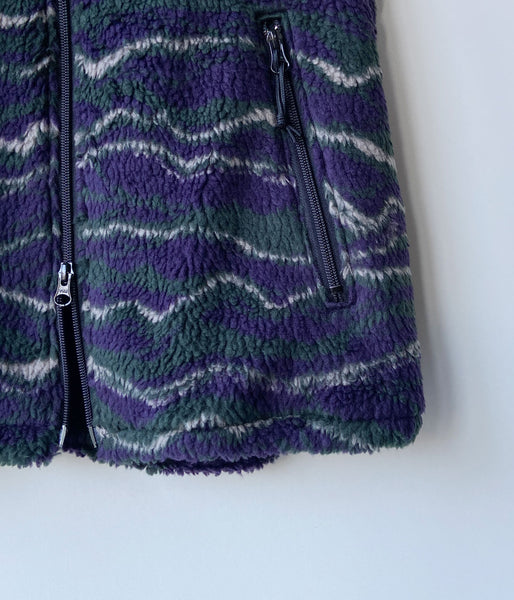 PHEENY/WAVE BOA VEST(PURPLE)