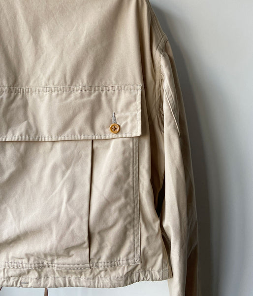 FUMIKA_UCHIDA/POPLIN SHORT JACKET(SAND/BEIGE)