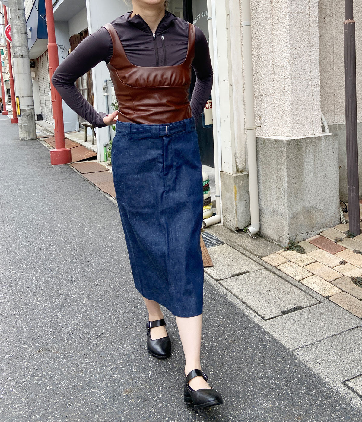 トップス FUMIKA UCHIDA VELOUR JACQUARD BODYSUIT FUMIKA UCHIDA VELOUR JACQUARD BODYSUIT