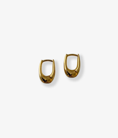 R.ALAGAN/TINY THIN HOOPS(GOLD)