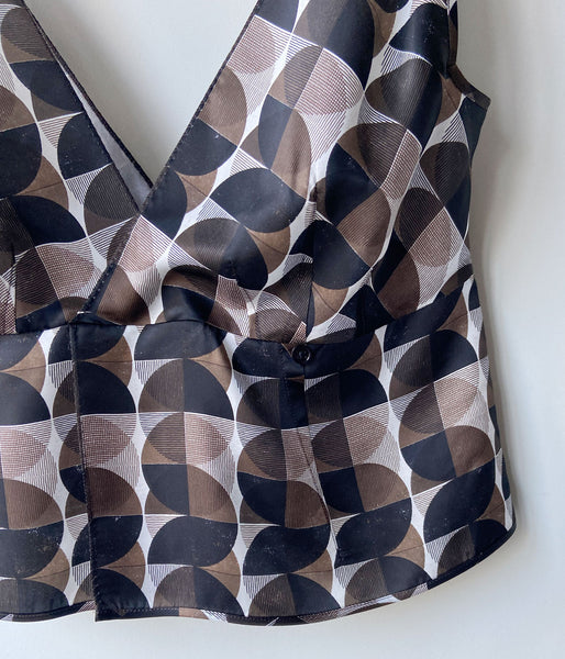 FUMIKA_UCHIDA/GEOMETRIC PATTERN PRINTED CAMISOLE(GEOMETRIC PATTERN)
