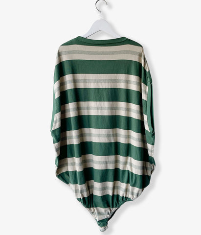 FUMIKA_UCHIDA/COTTON JERSEY BALLON BODYSUIT(BEIGE/GREEN)