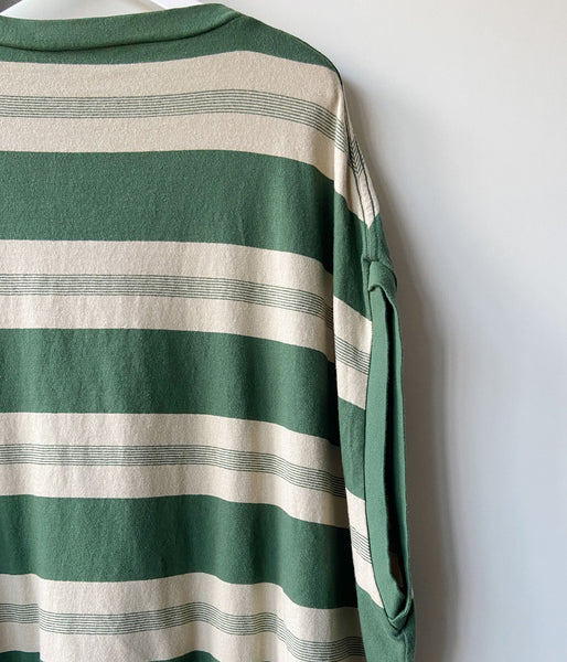 FUMIKA_UCHIDA/COTTON JERSEY BALLON BODYSUIT(BEIGE/GREEN)