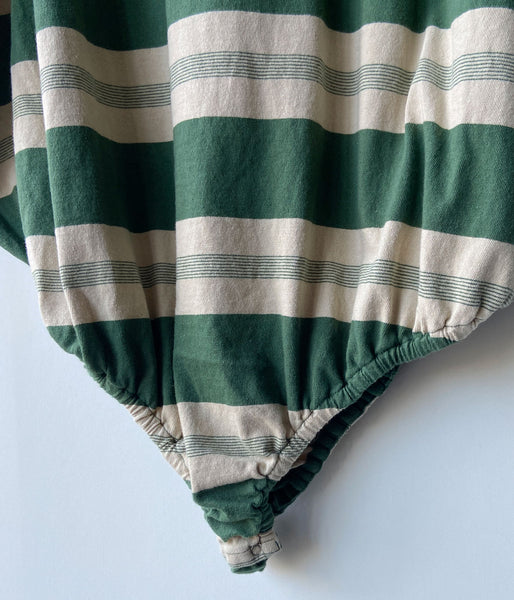 FUMIKA_UCHIDA/COTTON JERSEY BALLON BODYSUIT(BEIGE/GREEN)