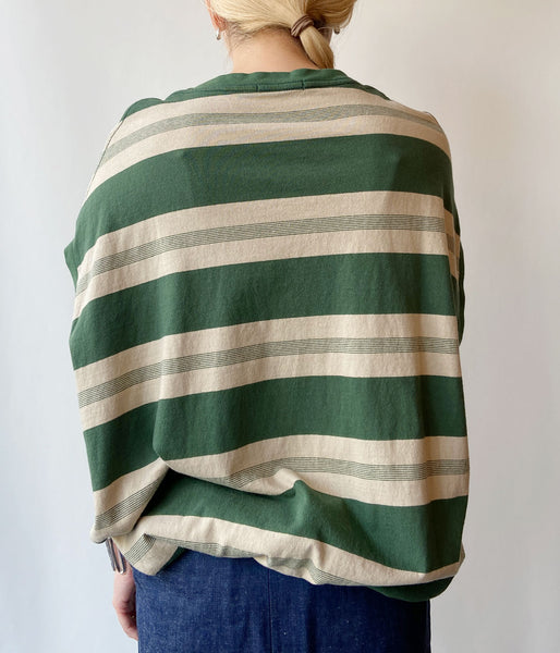 FUMIKA_UCHIDA/COTTON JERSEY BALLON BODYSUIT(BEIGE/GREEN)