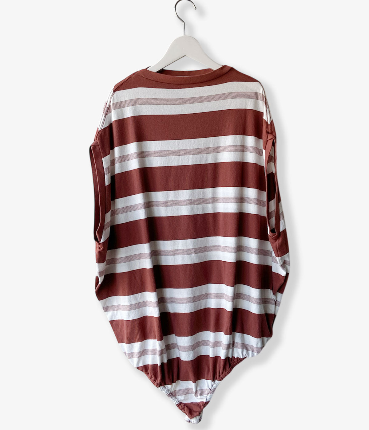 FUMIKA_UCHIDA/COTTON JERSEY BALLON BODYSUIT(OFF/BORDEAUX)