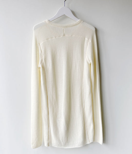 nowos/LONG SLEEVE TOP(CREAM)