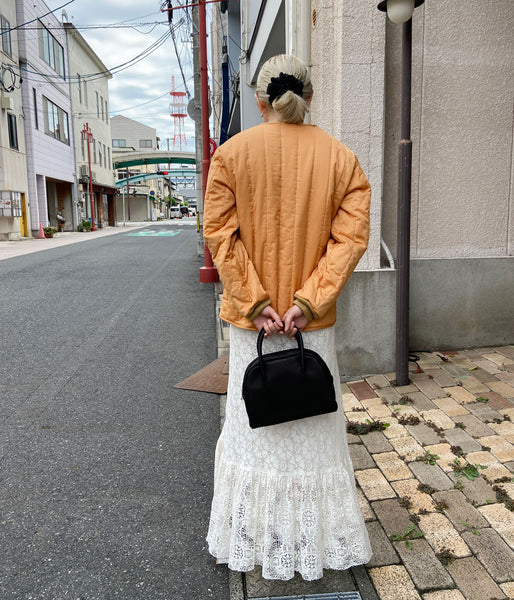 nowos/QUILTED JACKET(BEIGE)