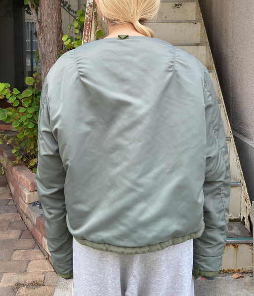 nowos/NYLON BLOUSON(KHAKI)