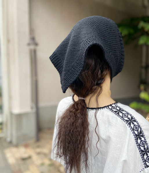 FUMIKA_UCHIDA/SHETLAND HAND KNITTED KERCHIEF