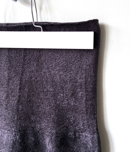 PHEENY/MOLE YARN WHOLEGARMENT LONG SKIRT(GRAY)