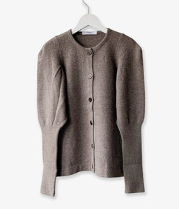 PHEENY/EXTRA FINE LAMBS CARDIGAN(MOCHA)