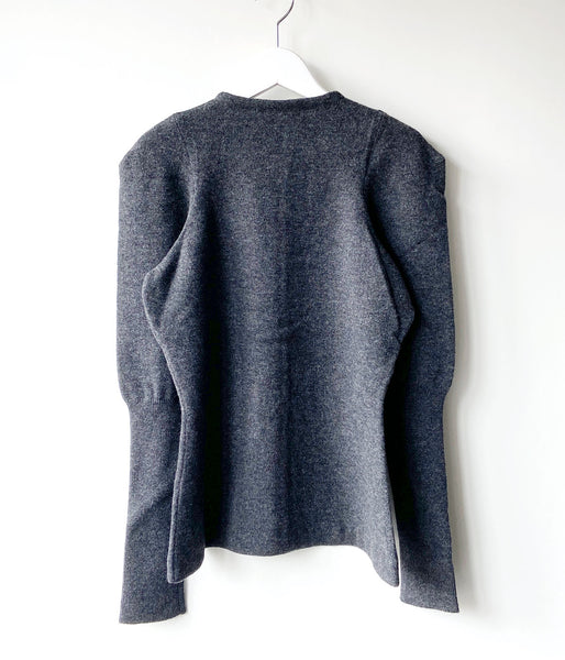 PHEENY/EXTRA FINE LAMBS CARDIGAN(GRAY)