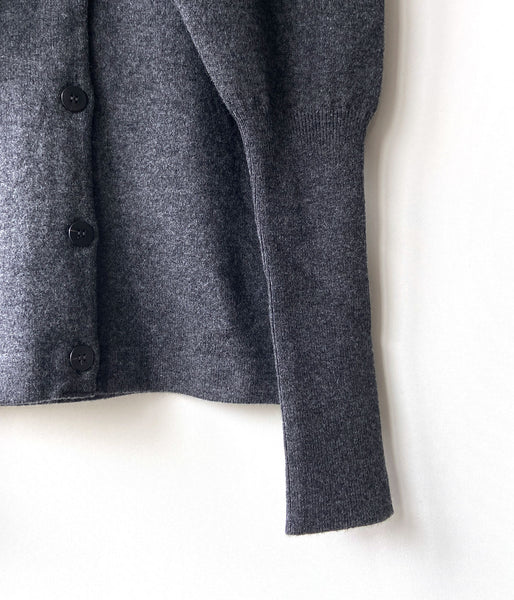PHEENY/EXTRA FINE LAMBS CARDIGAN(GRAY)