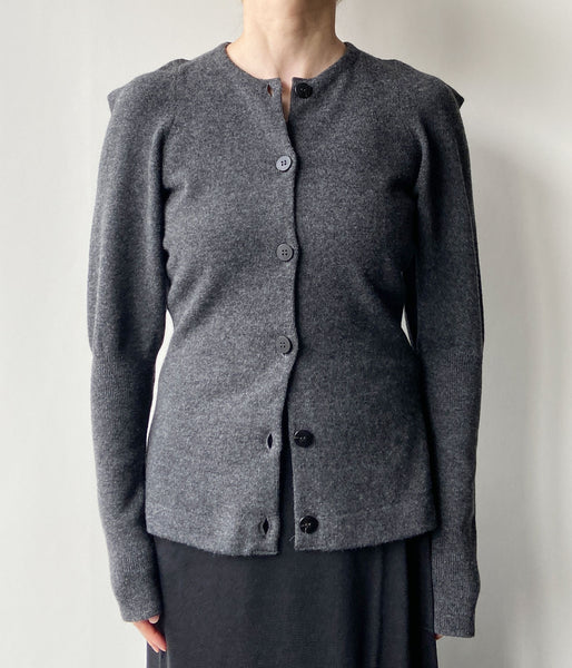 PHEENY/EXTRA FINE LAMBS CARDIGAN(GRAY)