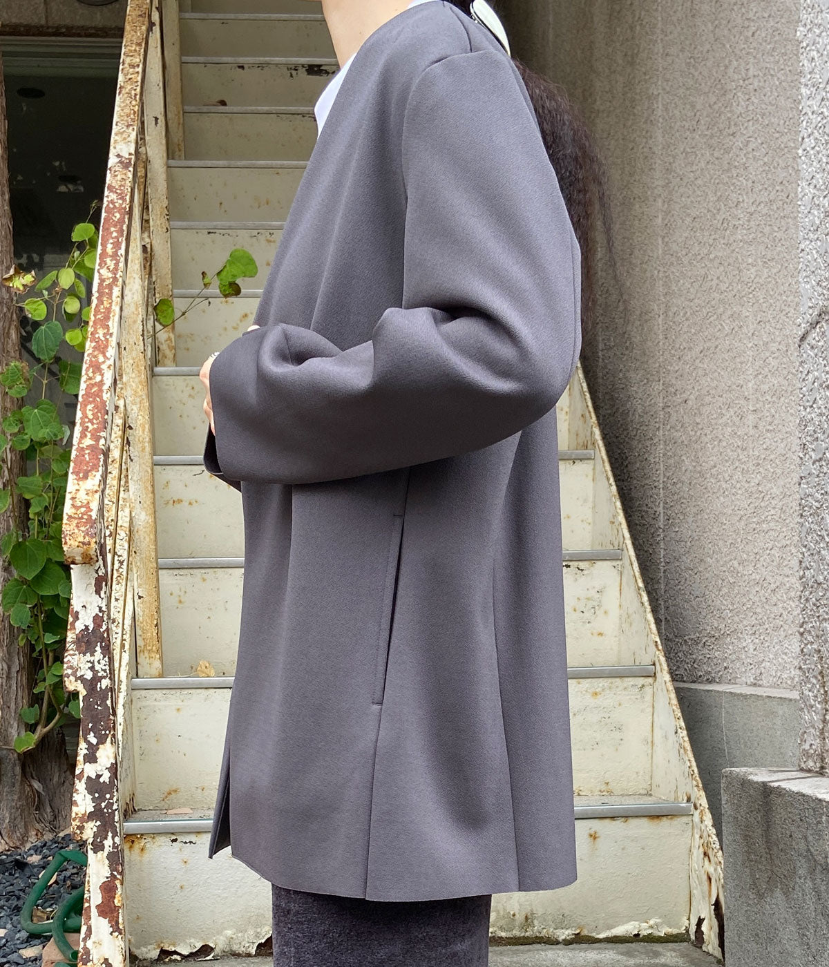 PHEENY/AMUNZEN JACKET(GRAY)
