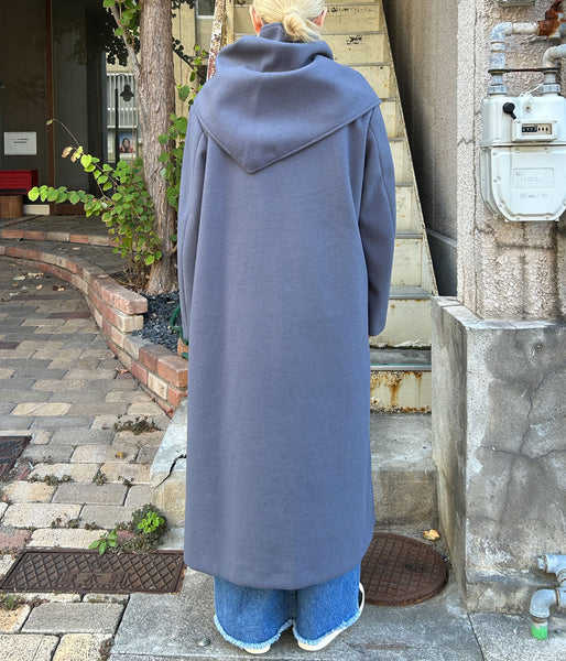 PHEENY/NEEDLE REVER STRETCH SCARF COAT(GRAY)