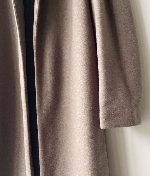 PHEENY/NEEDLE REVER STRETCH SCARF COAT(KHAKI)