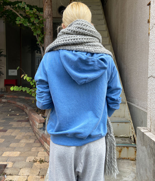 nowos/WOOL SCARF(GRAY)