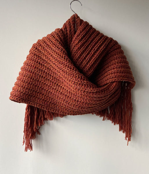 nowos/WOOL SCARF(BORDEAUX)