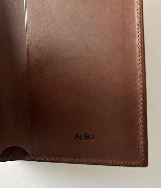 Aeta/VT FOLDED WALLET(BROWN)