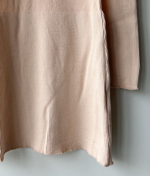 FUMIKA_UCHIDA/RIB STITCH U-NECK UNDERWEAR(PINKBEIGE)
