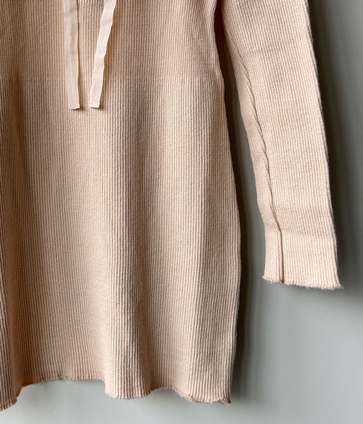 FUMIKA_UCHIDA/RIB STITCH HENLEY-NECK UNDERWEAR(PINKBEIGE)