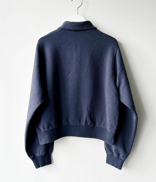 PHEENY/ATHLEISURE HALF-ZIP COLLARED PULLOVER(NAVY)