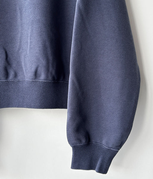 PHEENY/ATHLEISURE HALF-ZIP COLLARED PULLOVER(NAVY)