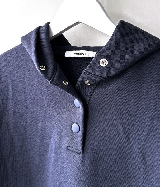 PHEENY/ATHLEISURE FRENCH TERRY HOODIE(NAVY)