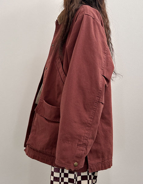 PHEENY/DUCK COVERALL(BURGUNDY)