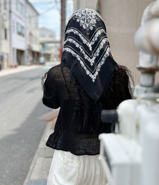 nowos/BANDANA(BLACK)