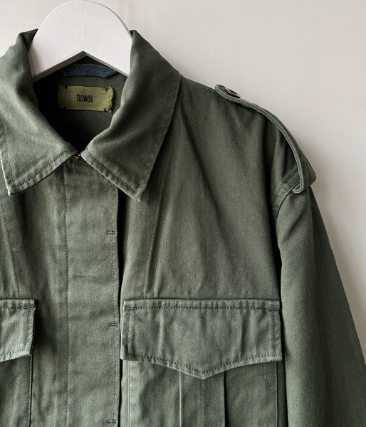nowos/MILITARY JACKET(KHAKI)