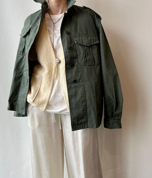 nowos/MILITARY JACKET(KHAKI)