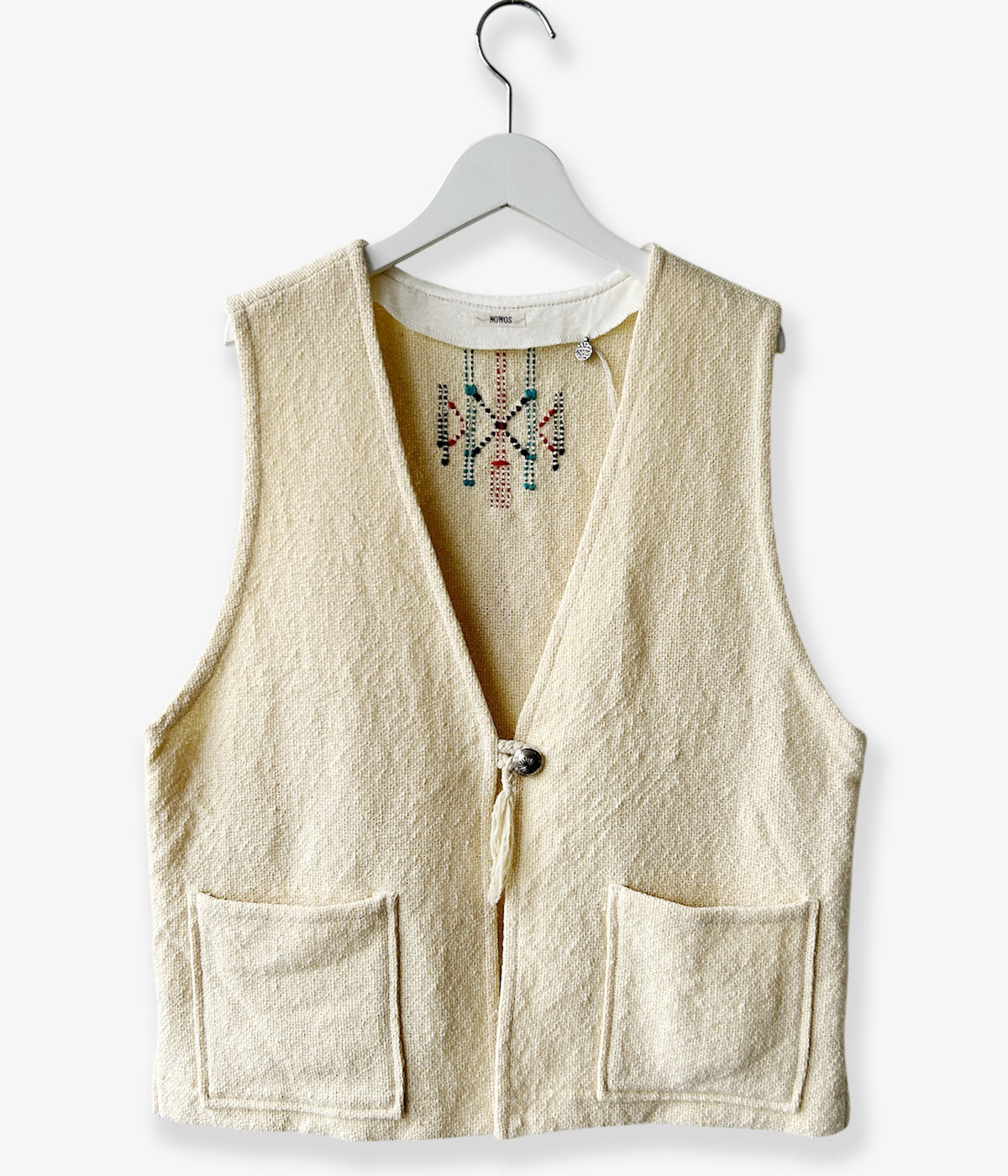 nowos/WHITE VEST(WHITE)
