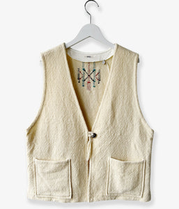 nowos/WHITE VEST(WHITE)