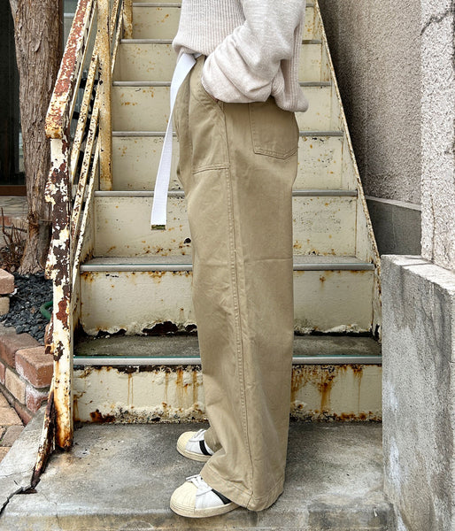 nowos/CHINO PANTS(BEIGE)