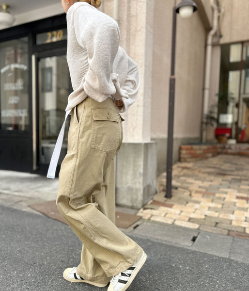 nowos/CHINO PANTS(BEIGE)