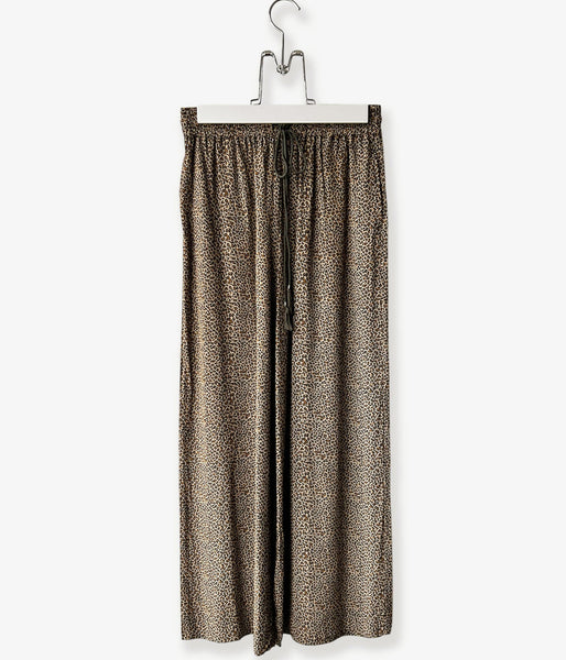 nowos/LEOPARD PANTS(BROWN)