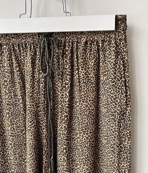 nowos/LEOPARD PANTS(BROWN)