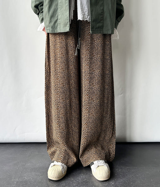 nowos/LEOPARD PANTS(BROWN)