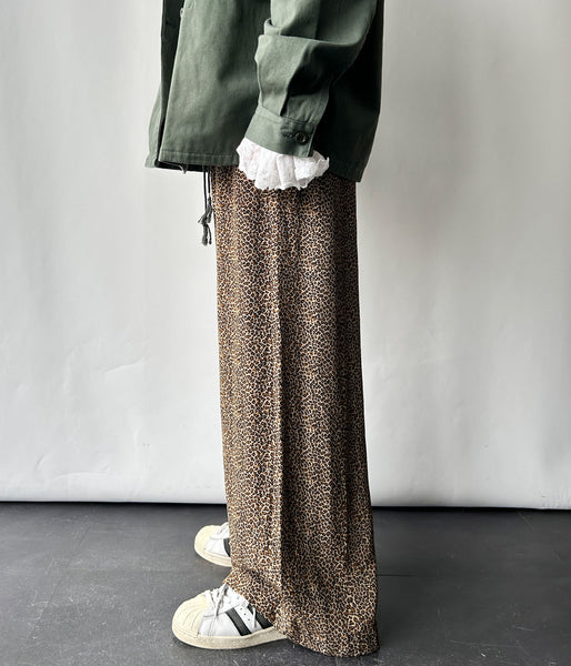 nowos/LEOPARD PANTS(BROWN)
