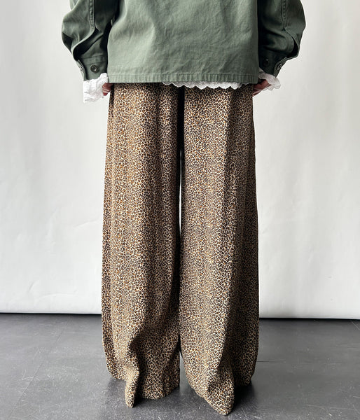 nowos/LEOPARD PANTS(BROWN)