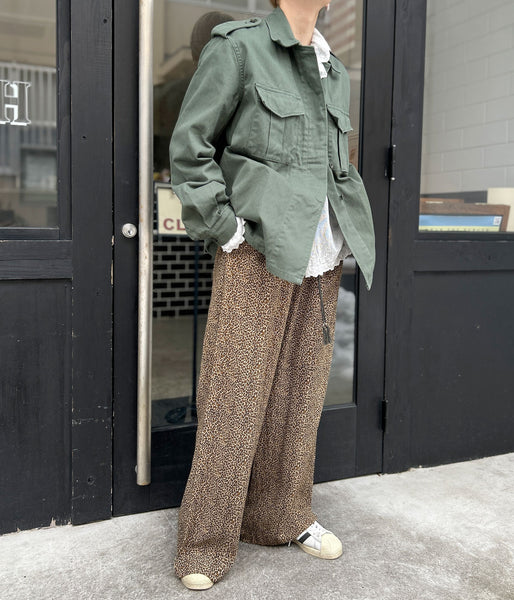 nowos/LEOPARD PANTS(BROWN)