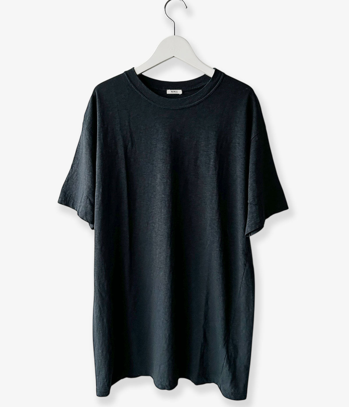 nowos/CREW NECK T-SHIRT(BLACK)