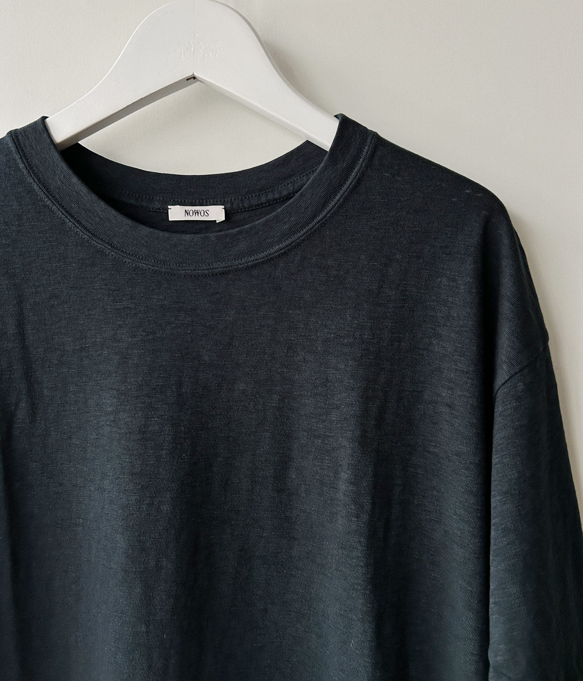 nowos/CREW NECK T-SHIRT(BLACK)