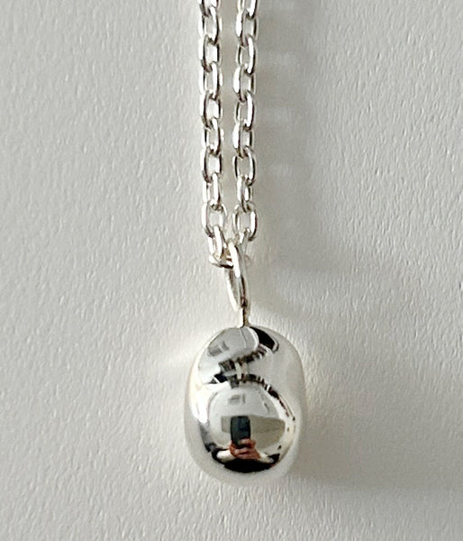 R.ALAGAN/BABY SILVER PEARL NECKLACE