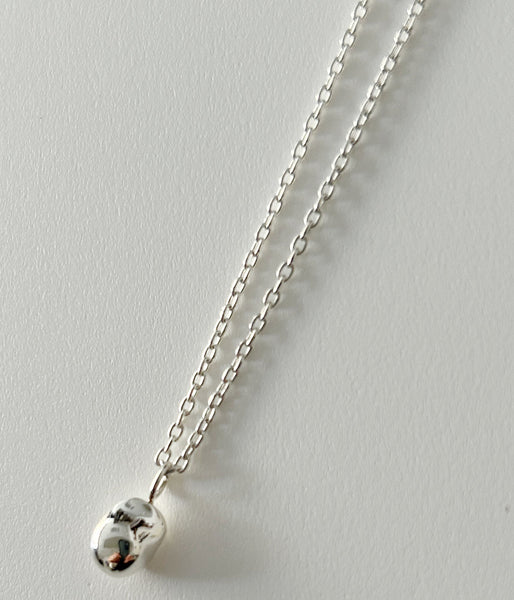R.ALAGAN/BABY SILVER PEARL NECKLACE