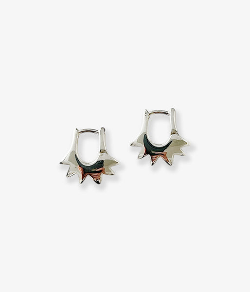 R.ALAGAN/TINY SUN HOOPS(SILVER)